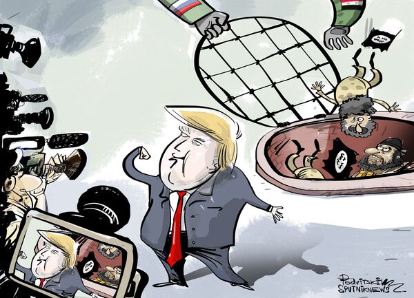Cómo pretende Trump fingir que EEUU ganó en Siria - Sputnik Mundo