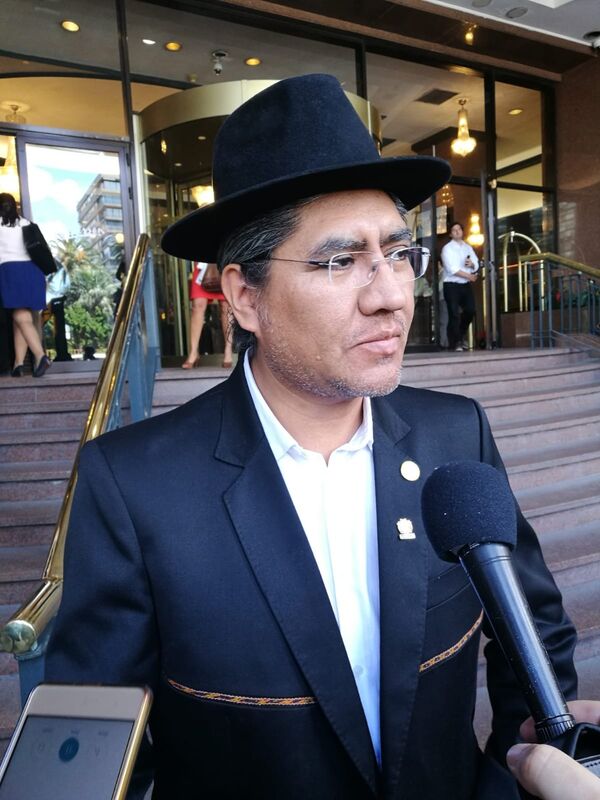 Canciller de Bolivia Diego Para en la antesala de la reunión del Grupo de Contacto - Sputnik Mundo