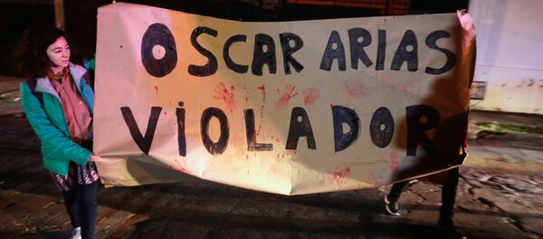 Manifestación de protesta contra Óscar Arias - Sputnik Mundo