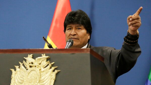 Evo Morales, presidente de Bolivia - Sputnik Mundo