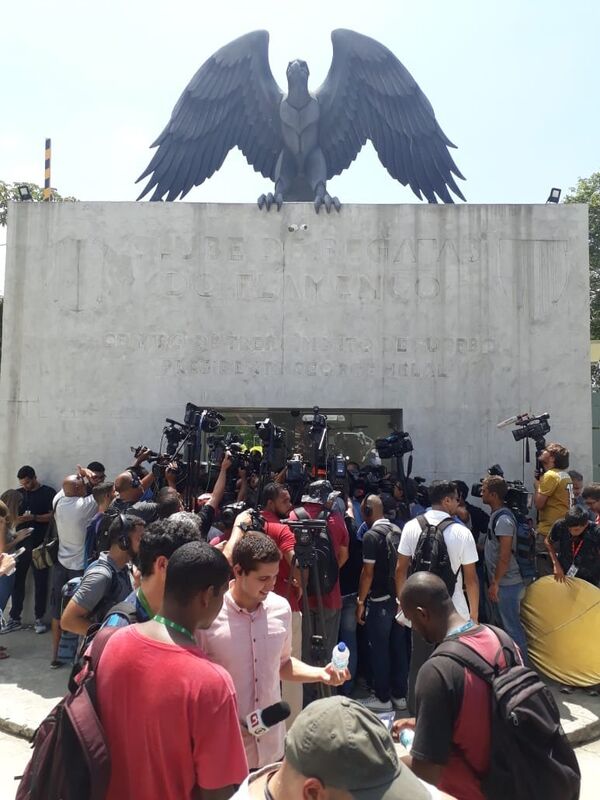 El incendio en el club de futbol Flamengo en Río de Janeiro, Brasil - Sputnik Mundo