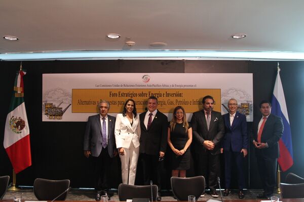 Comitiva presente en el Foro estratégico sobre energía e inversión en el Senado mexicano - Sputnik Mundo