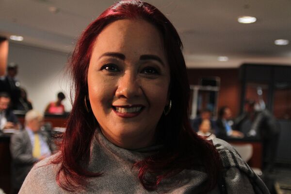 La senadora Cecilia Pinedo en el Foro estratégico sobre energía e inversión en el Senado mexicano - Sputnik Mundo