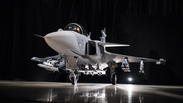 Un caza Saab Gripen E - Sputnik Mundo