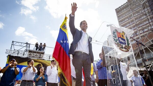 Juan Guaidó, presidente de la Asamblea Nacional de Venezuela - Sputnik Mundo