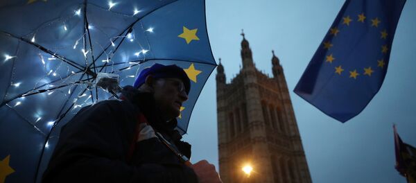 La bandera de la UE en Londres - Sputnik Mundo