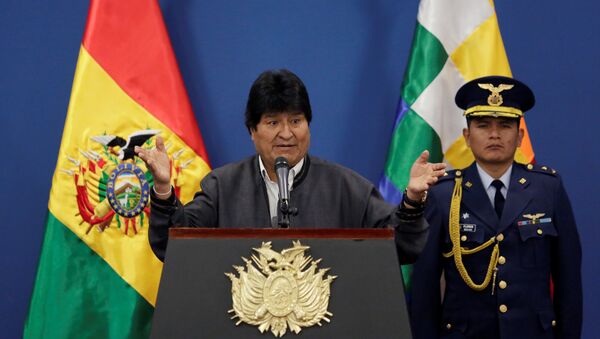 Evo Morales, presidente de Bolivia Evo Morales, presidente de Bolivia - Sputnik Mundo
