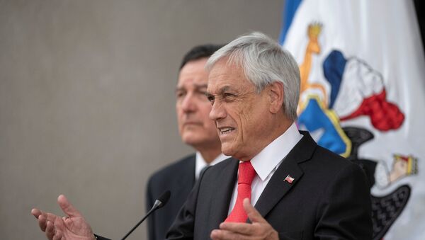 Sebastián Piñera, presidente de Chile - Sputnik Mundo