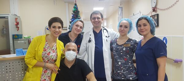 Damien Gerace, en la clínica hematológica - Sputnik Mundo