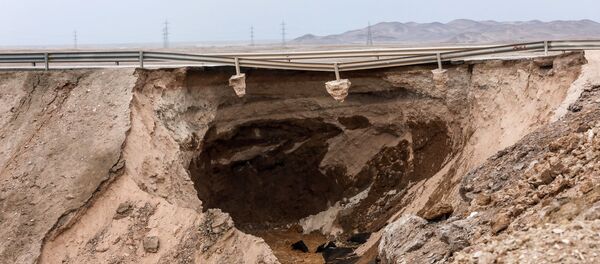 Consecuencias de las inundaciones en Chile - Sputnik Mundo
