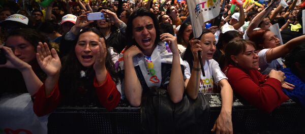 Seguidores de Gustavo Petro, foto de archivo - Sputnik Mundo