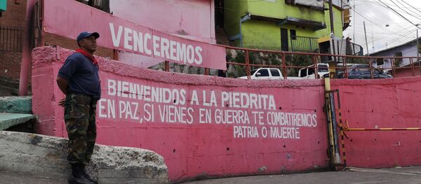 Puerta de Acceso al sector de La Piedrita - Sputnik Mundo