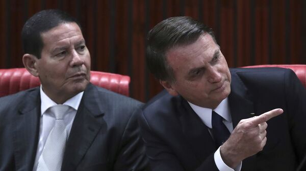 Jair Bolsonaro, Hamilton Mourao - Sputnik Mundo