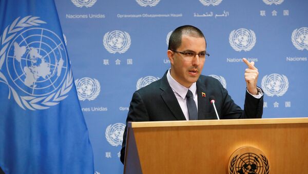 Jorge Arreaza, canciller de Venezuela - Sputnik Mundo