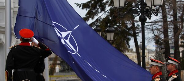 La bandera de la OTAN La bandera de la OTAN - Sputnik Mundo