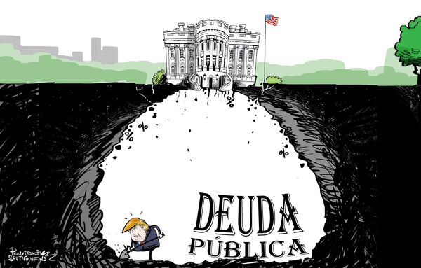 Así excava Trump su deuda pública bajo la Casa Blanca  - Sputnik Mundo