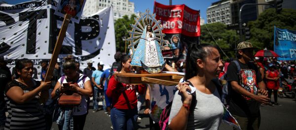 Manifestación en Buenos Aires - Sputnik Mundo