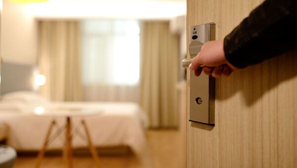 Habitación de un hotel (imagen ilustrativa) - Sputnik Mundo