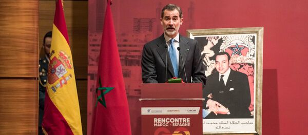 El rey de España, Felipe VI, en Marruecos - Sputnik Mundo