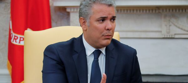 Iván Duque, presidente de Colombia - Sputnik Mundo