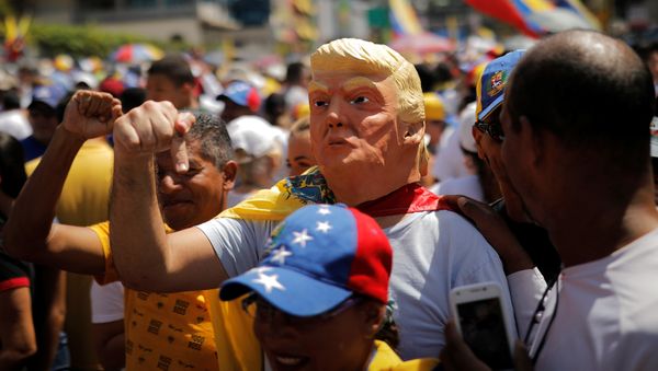 Protestas en Venezuela Protestas en Venezuela - Sputnik Mundo