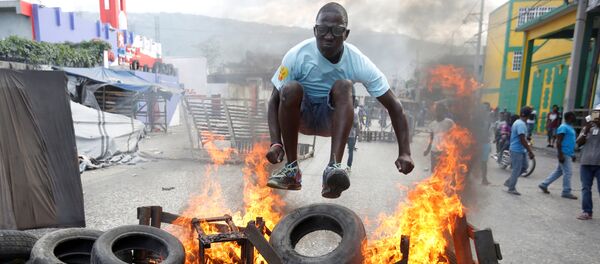 Protestas en Haití Protestas en Haití - Sputnik Mundo
