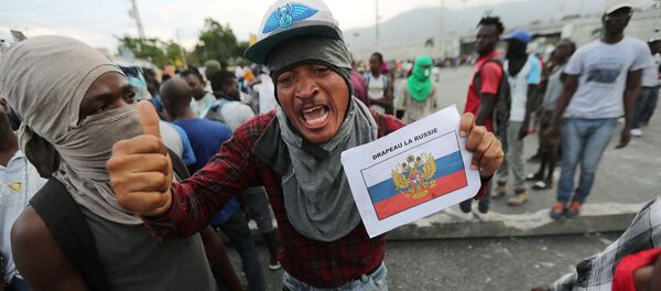 Manifestaciones en Haití - Sputnik Mundo