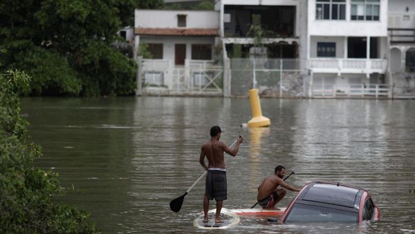 Inundaciones en Brasil, foto de archivo Inundaciones en Brasil, foto de archivo - Sputnik Mundo