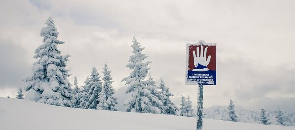 Una avalancha (imagen referencial) - Sputnik Mundo