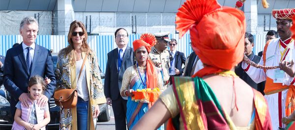 El presidente de Argentina, Mauricio Macri, de visita oficial en la India - Sputnik Mundo