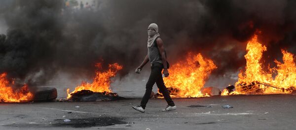 Protestas en Haití - Sputnik Mundo