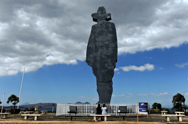 Monumento a Sandino en la Loma Tiscapa, en Managua, Nicaragua - Sputnik Mundo