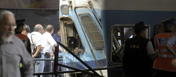 Imagen de la catástrofe de Once, en Buenos Aires, en febrero de 2012 - Sputnik Mundo