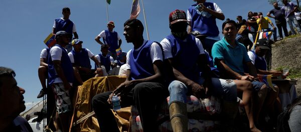 Situación en la frontera entre Brasil y Venezuela Situación en la frontera entre Brasil y Venezuela - Sputnik Mundo