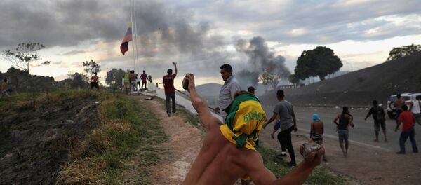 Situación en la frontera entre Venezuela y Brasil en Pacaraima - Sputnik Mundo