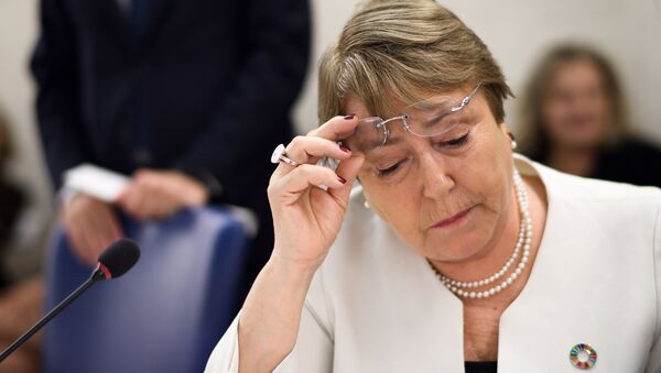 Michelle Bachelet, alta comisionada de DDHH de la ONU (archivo) - Sputnik Mundo