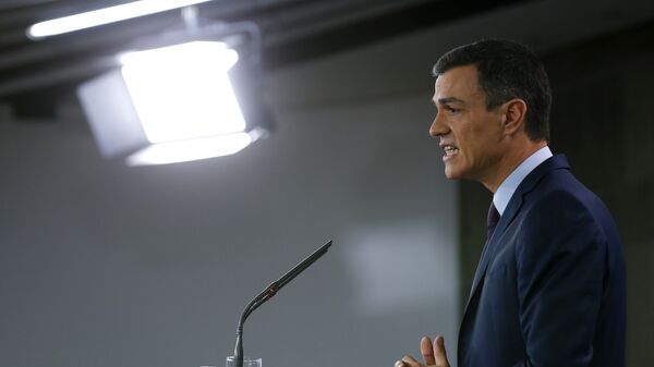 Pedro Sánchez, presidente del Gobierno de España - Sputnik Mundo