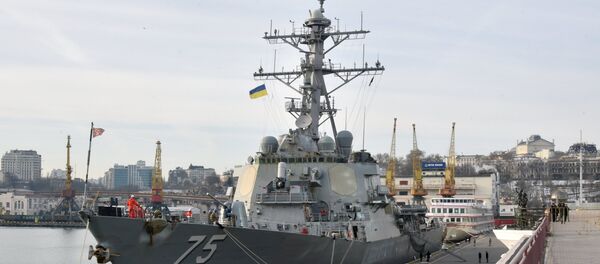 El destructor estadounidense USS Donald Cook en Odesa - Sputnik Mundo