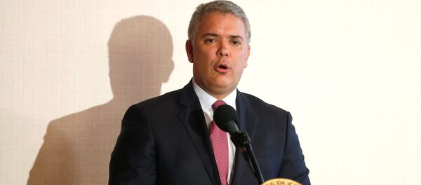 Iván Duque, presidente de Colombia - Sputnik Mundo
