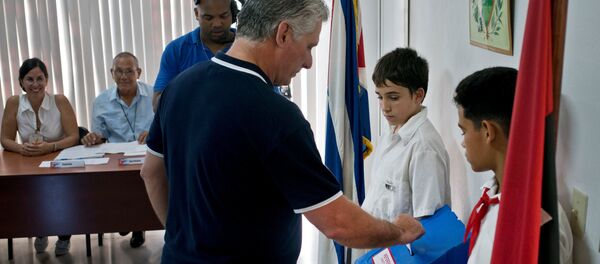 Miguel Díaz-Canel, presidente de Cuba - Sputnik Mundo