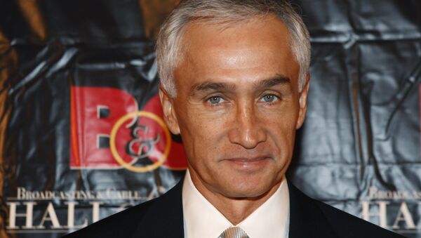 Jorge Ramos, periodista de la cadena Univisión - Sputnik Mundo