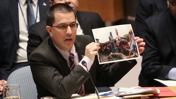 Jorge Arreaza, canciller de Venezuela - Sputnik Mundo