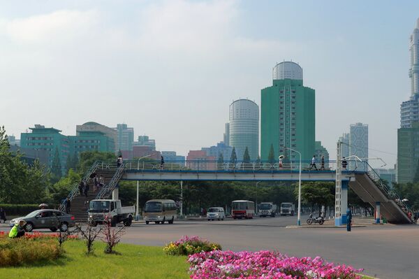 Edificios de apartamentos en Pyongyang - Sputnik Mundo