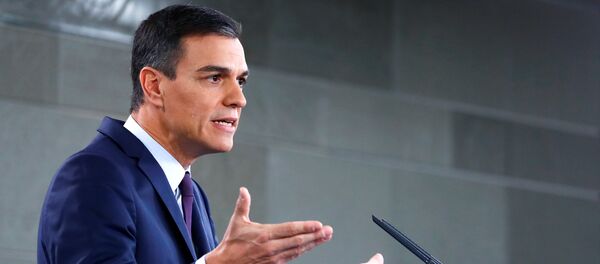 Pedro Sánchez, presidente del Gobierno de España - Sputnik Mundo