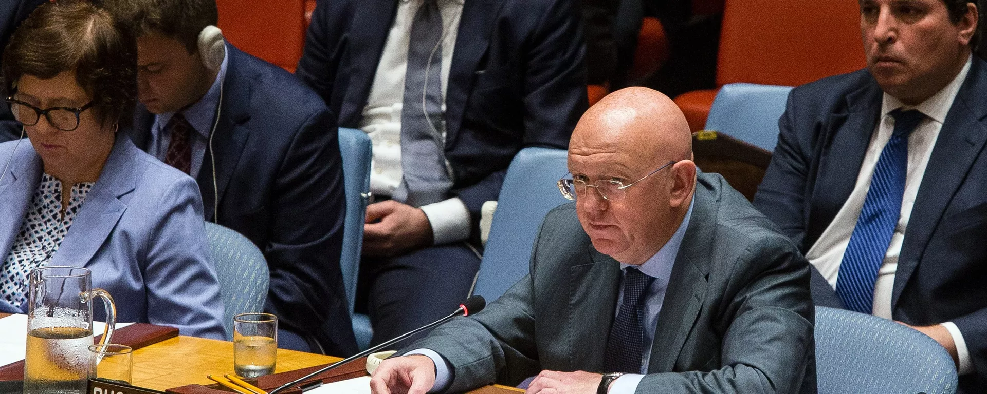 Vasili Nebenzia, representante permanente de Rusia ante la ONU Vasili Nebenzia, representante permanente de Rusia ante la ONU - Sputnik Mundo, 1920, 15.10.2021