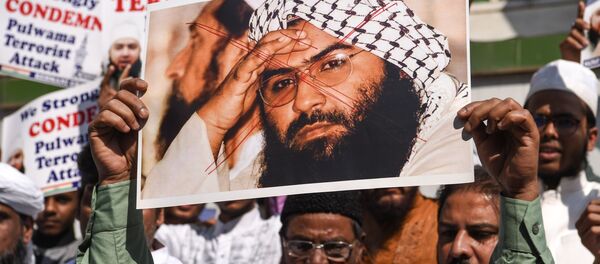 La foto de Masood Azhar, el cabecilla del grupo terrorista Jaish-e-Mohammed (JeM) La foto de Masood Azhar, el cabecilla del grupo terrorista Jaish-e-Mohammed (JeM) - Sputnik Mundo