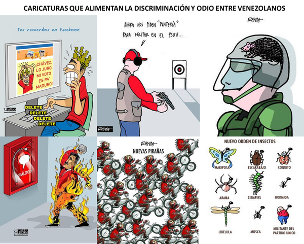 Caricaturas que fomentan el odio entre venezolanos - Sputnik Mundo