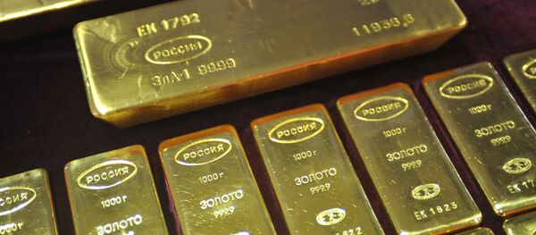 Lingotes de oro (archivo) - Sputnik Mundo