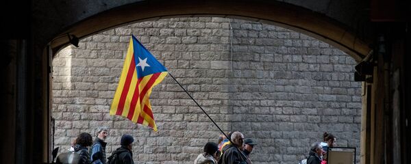 Manifestación independentista en Barcelona - Sputnik Mundo