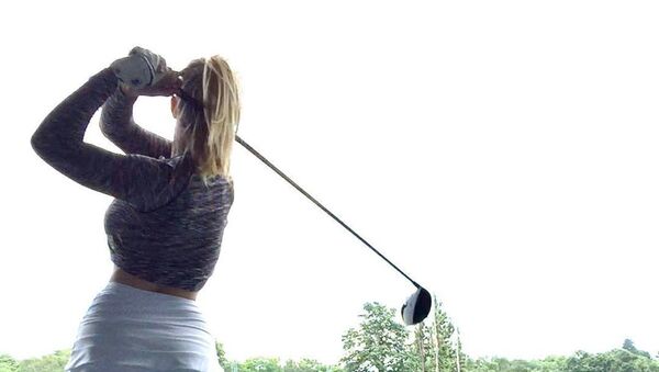 La golfista británica Lucy Robson - Sputnik Mundo